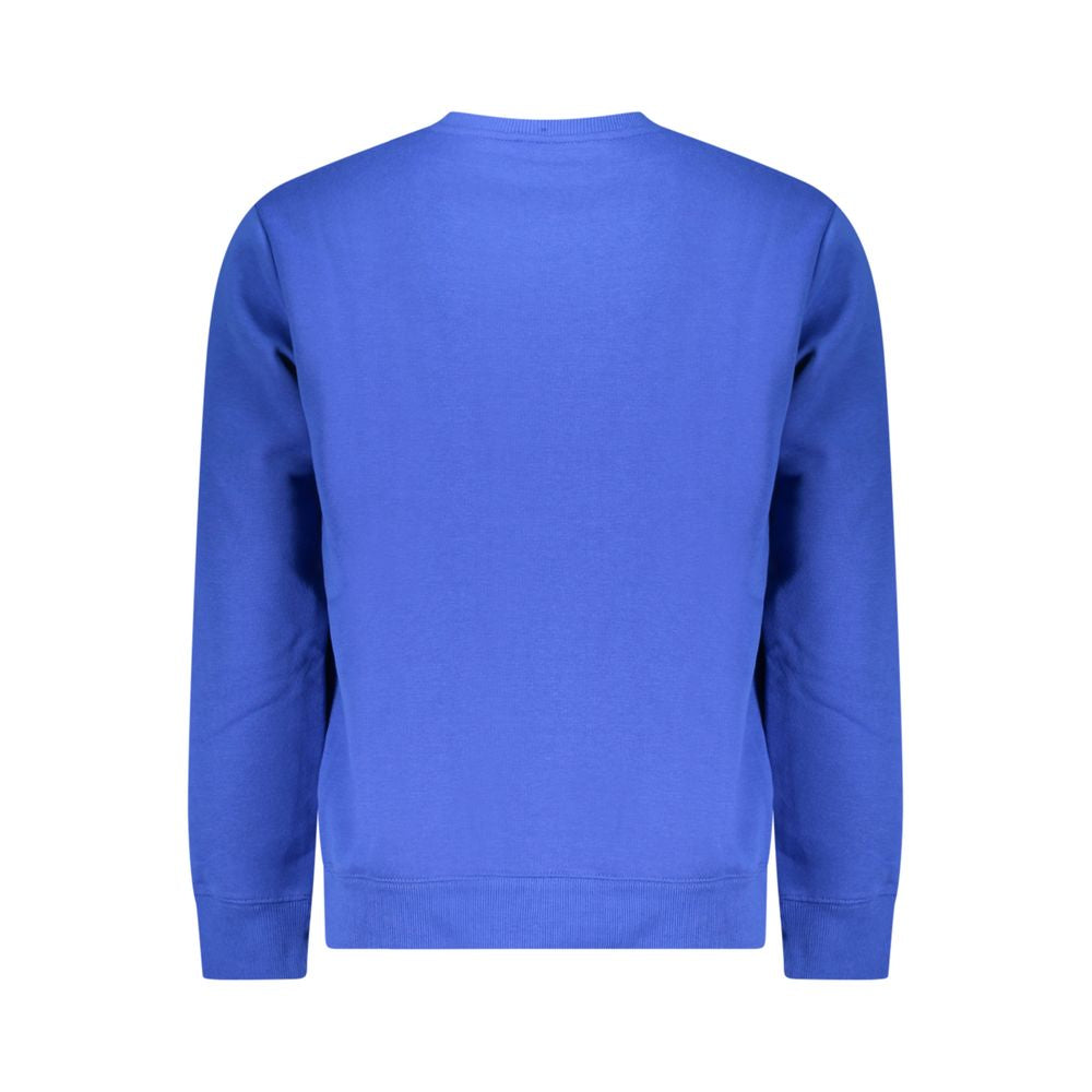 Pull en coton bleu pour homme, Norvège 1963