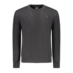 Pull Tommy Hilfiger en coton noir pour homme
