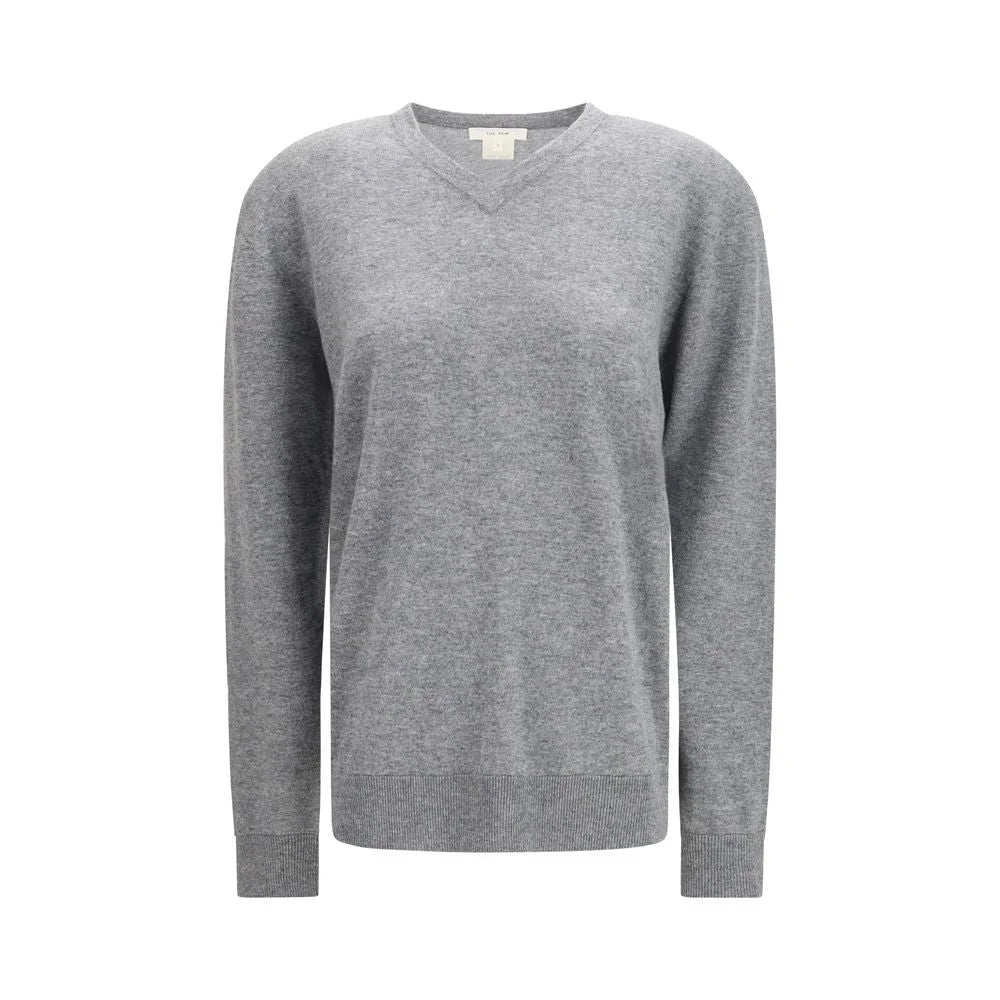 The Row Gray Cashmere Top - M