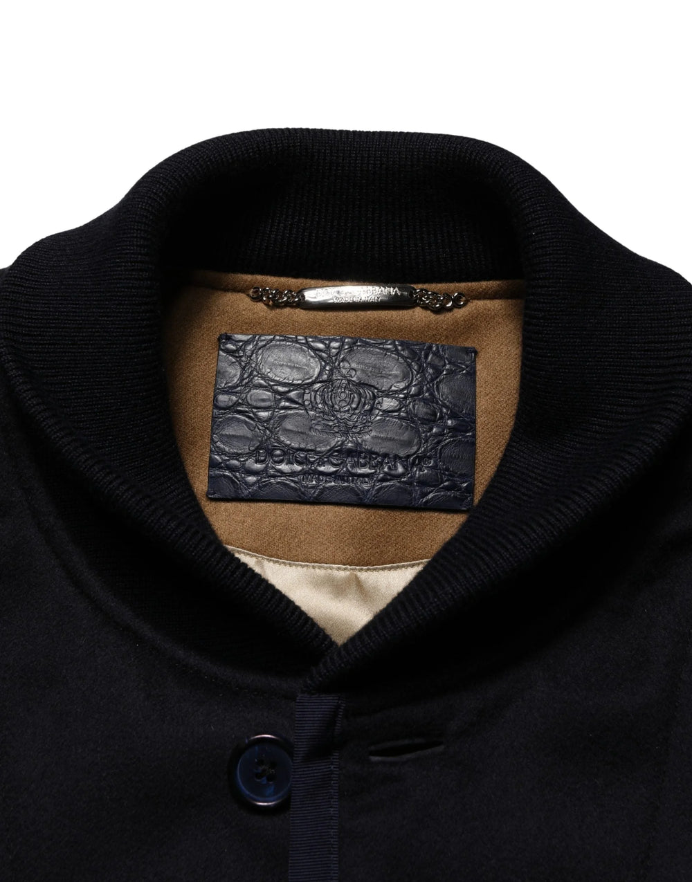 Dolce & Gabbana Black Cashmere Knitted Button Down Jacket - IT56 | XXL