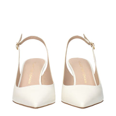 Stuart Weitzman Beige Leather High Heel Pumps