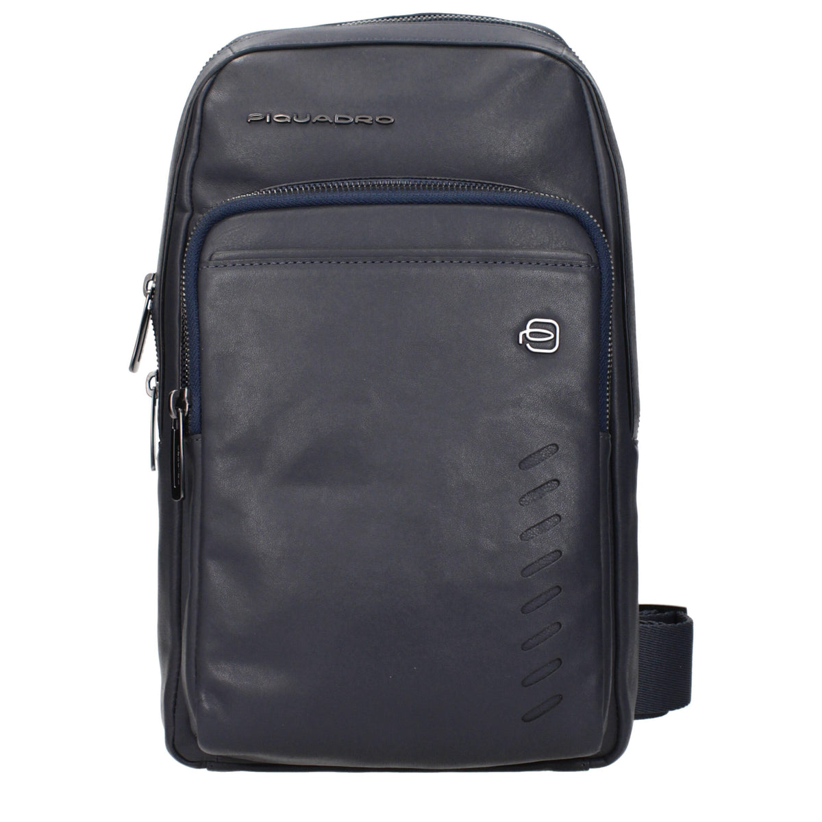 Piquadro Umhängetaschen aus blauem Leder
