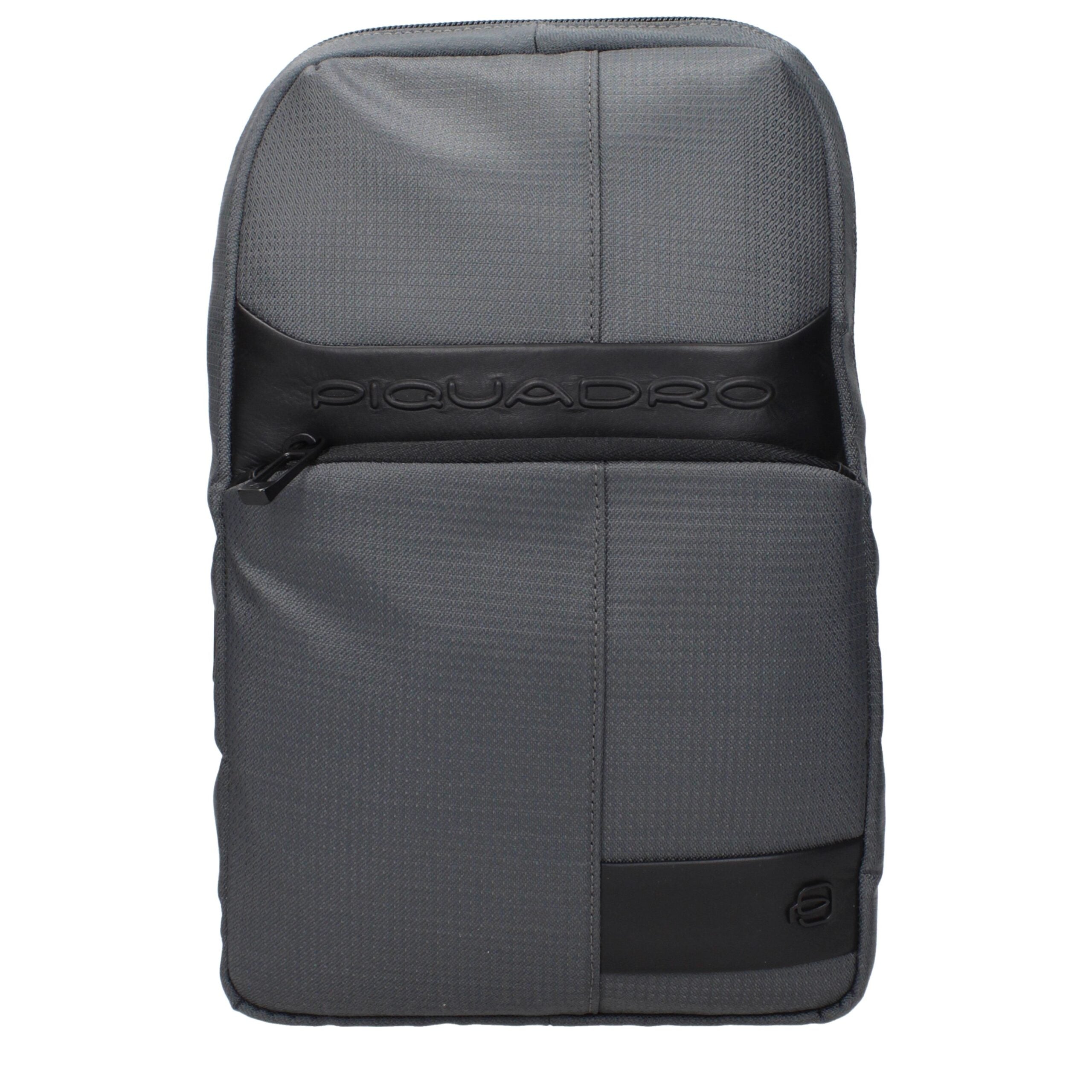 Piquadro Gray Fabric Crossbody Bags