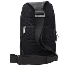 Piquadro Black Leather Crossbody Bags