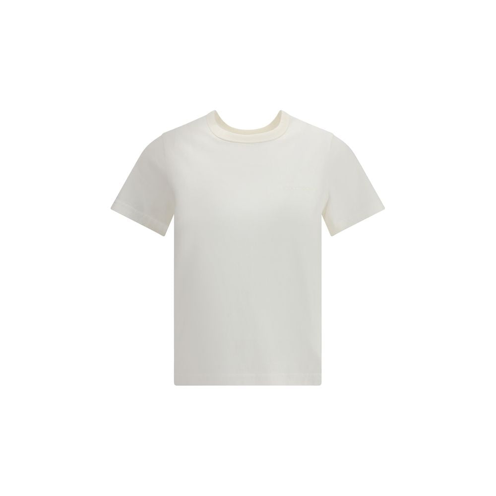 T-Shirt mit aufgesticktem Courrèges-Logo