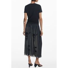Desigual Black Cotton Women T-Shirt