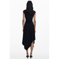 Desigual Black Cotton Women Dress