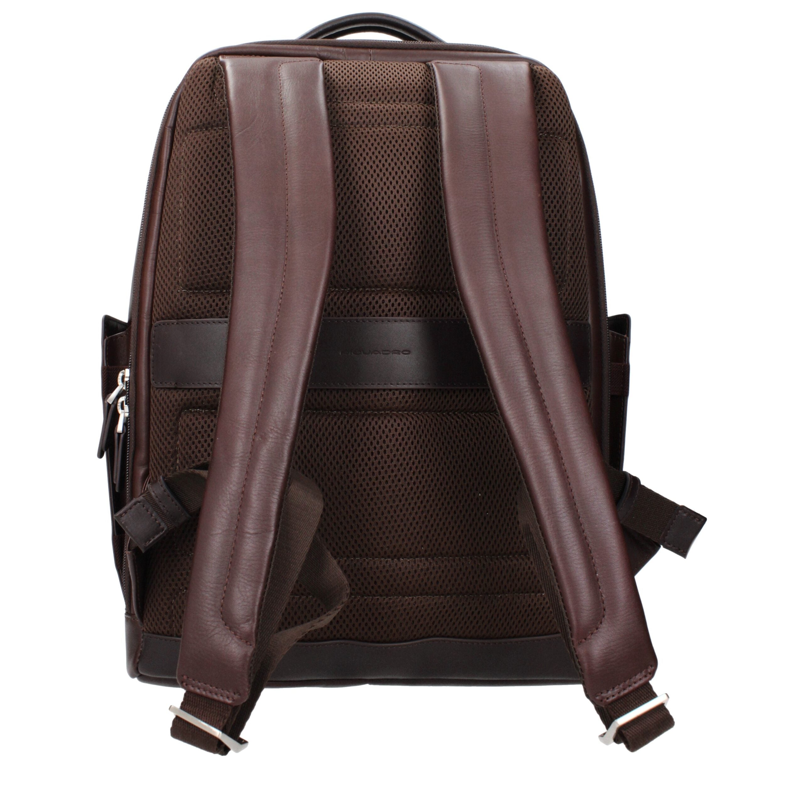 Piquadro Brown Leather Backpacks