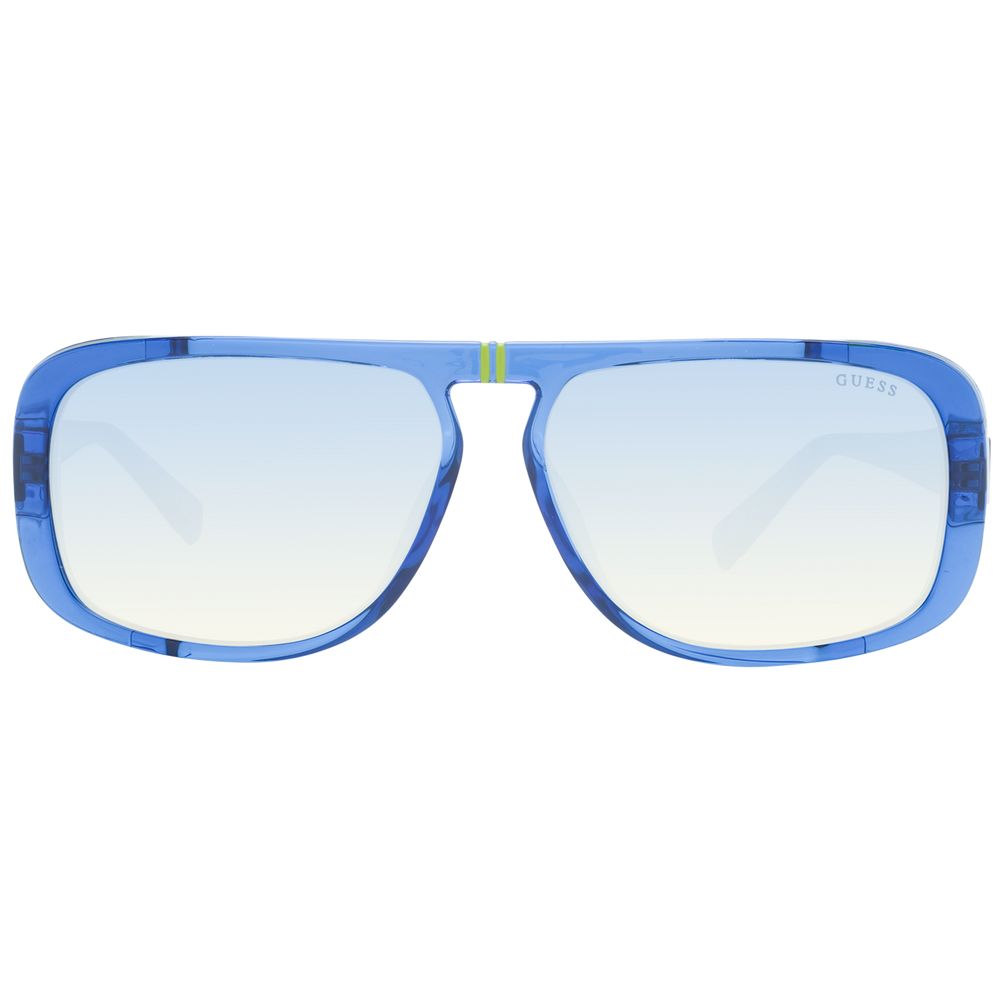 Lunettes de soleil Guess bleues pour hommes