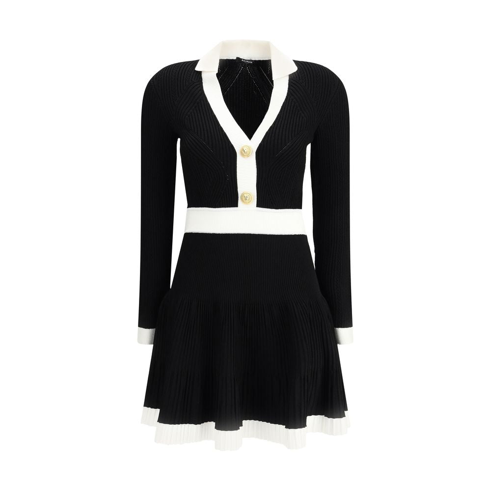 Robe courte en maille Balmain