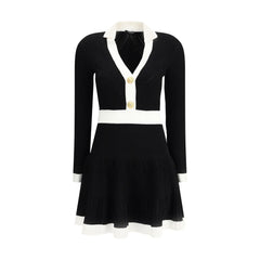 Robe courte en maille Balmain
