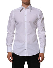 Chemise habillée Dolce &amp; Gabbana MARTINI en coton blanc pour homme