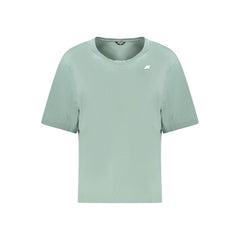 K-WAY Green Cotton Women T-Shirt