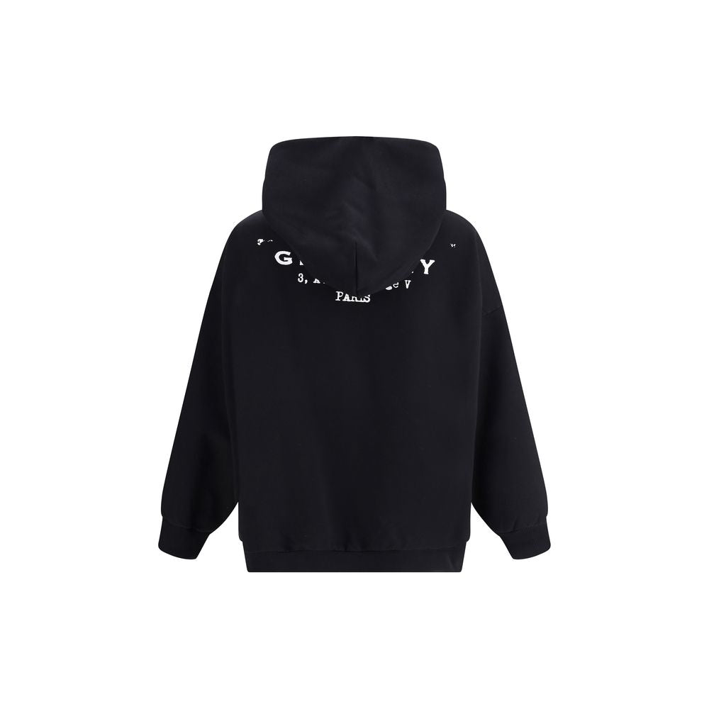 Sweat à capuche noir Givenchy en coton