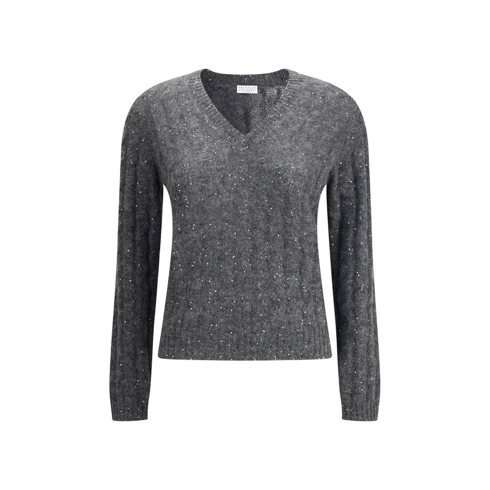 Pull à torsades éblouissant de Brunello Cucinelli en mohair, coton et laine
