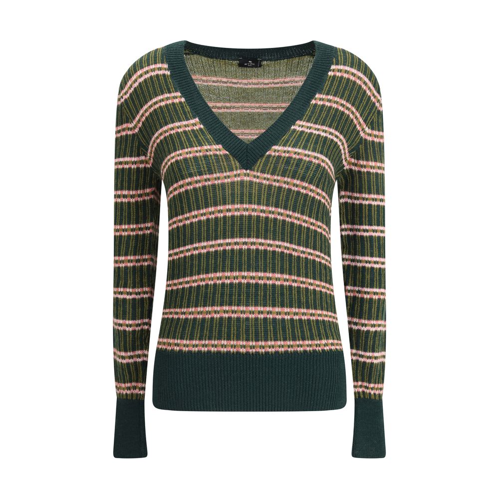 Etro Gestreifter Wollpullover