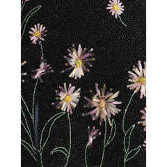 Staud Le Sable Pailletten-Minikleid mit Blumenmuster