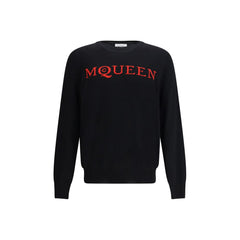 Pull en laine à logo Alexander McQueen
