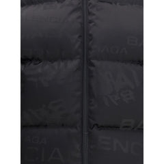 Balenciaga Cropped Puffer Jacket mit Logo-Motiv