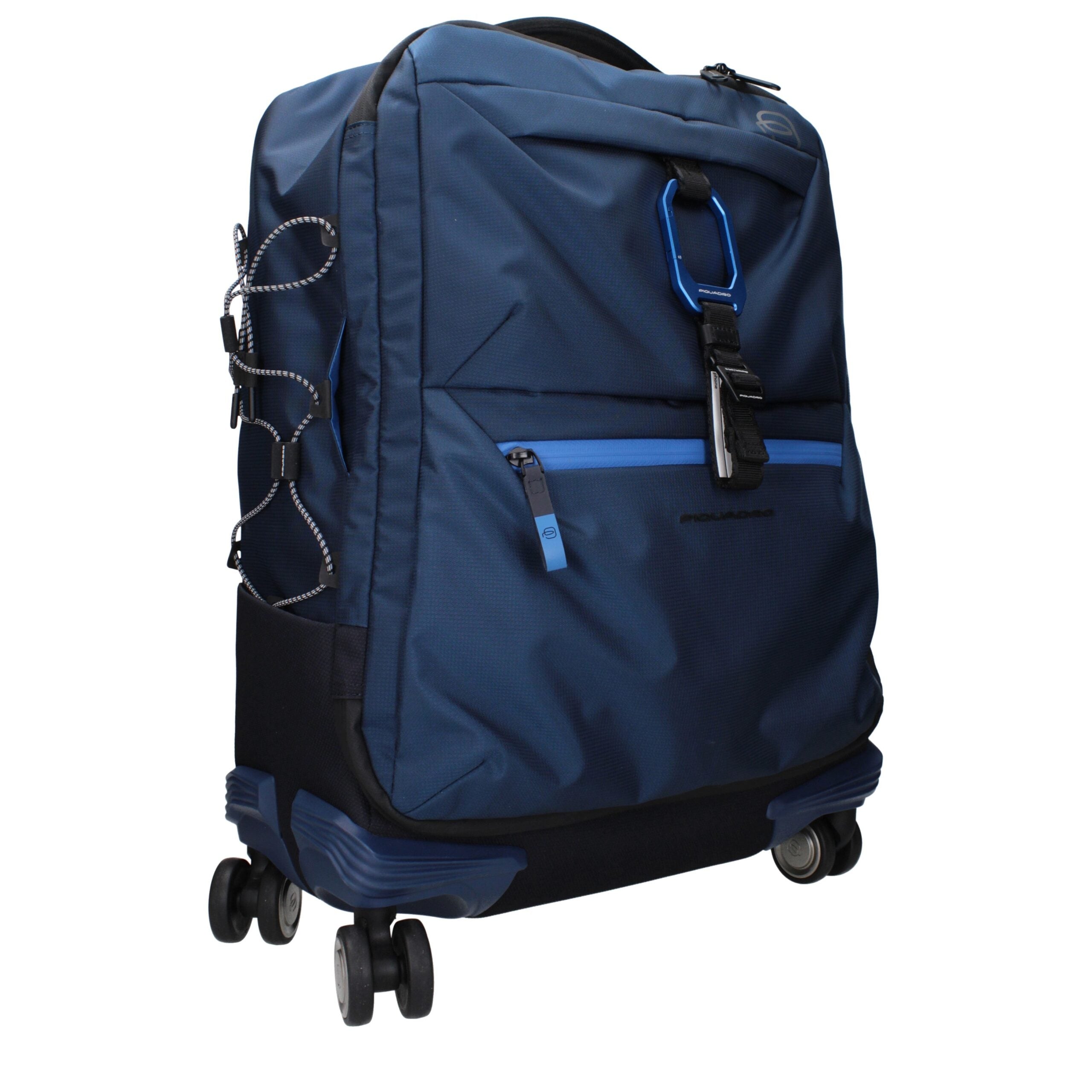 Piquadro Blue Fabric Luggage And Travel