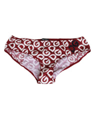 Culotte Dolce &amp; Gabbana Bordeaux à logo DG