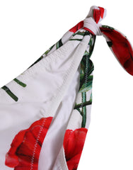 Maillot de bain deux pièces Dolce &amp; Gabbana blanc à fleurs