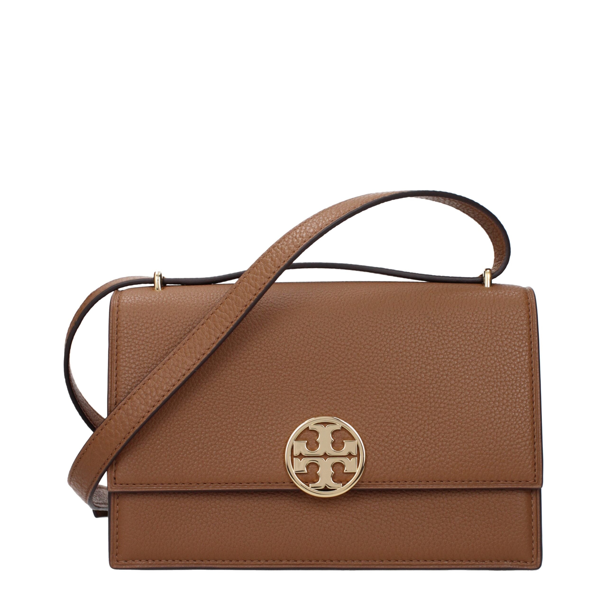 Tory Burch Brown Leather Crossbody Bags