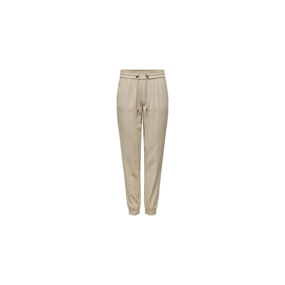 Nur beige Viskosehose
