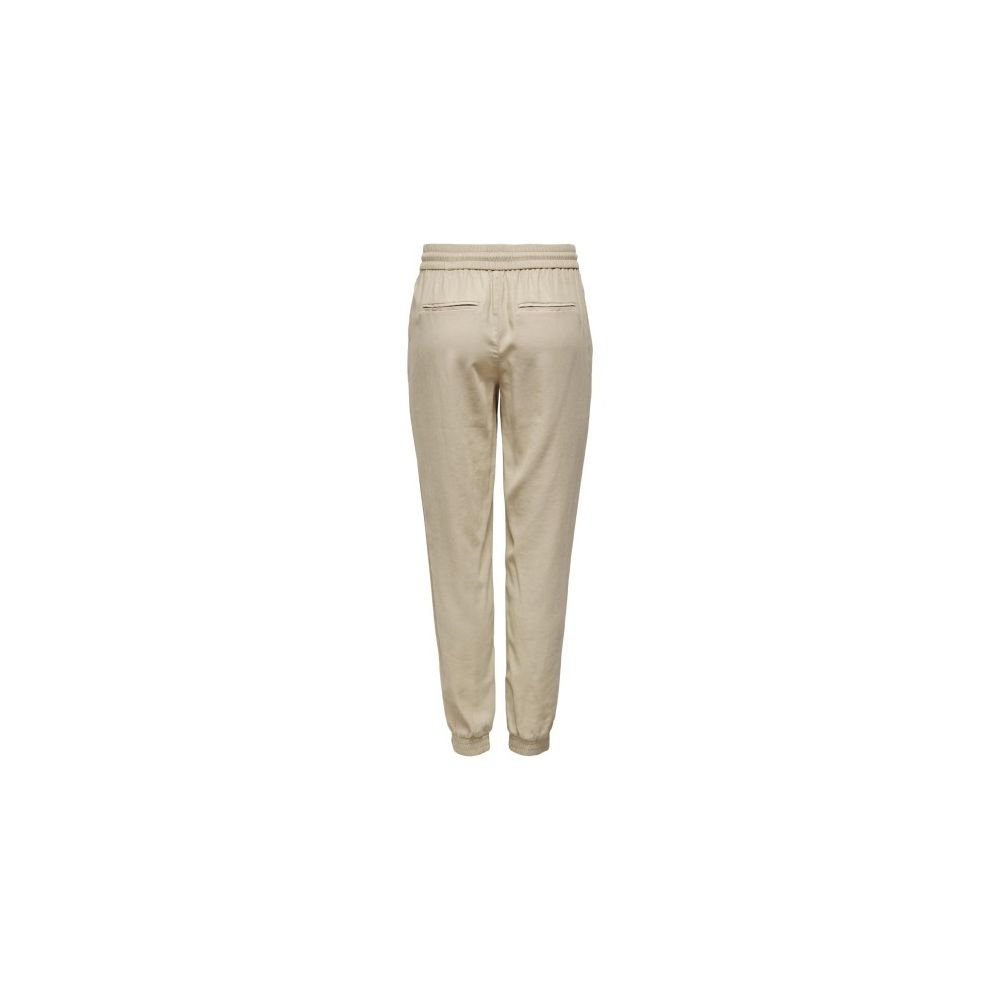 Nur beige Viskosehose