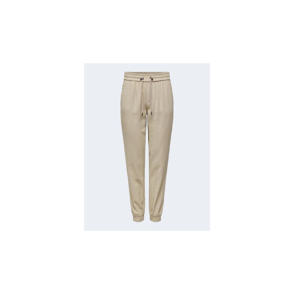 Nur beige Viskosehose