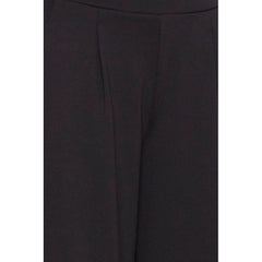 ICHI Schwarze Hose aus recyceltem Polyester