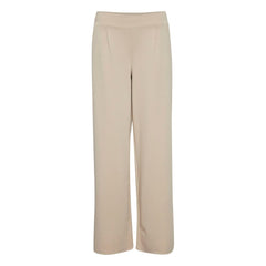 Pantalon ICHI beige en polyuréthane recyclé