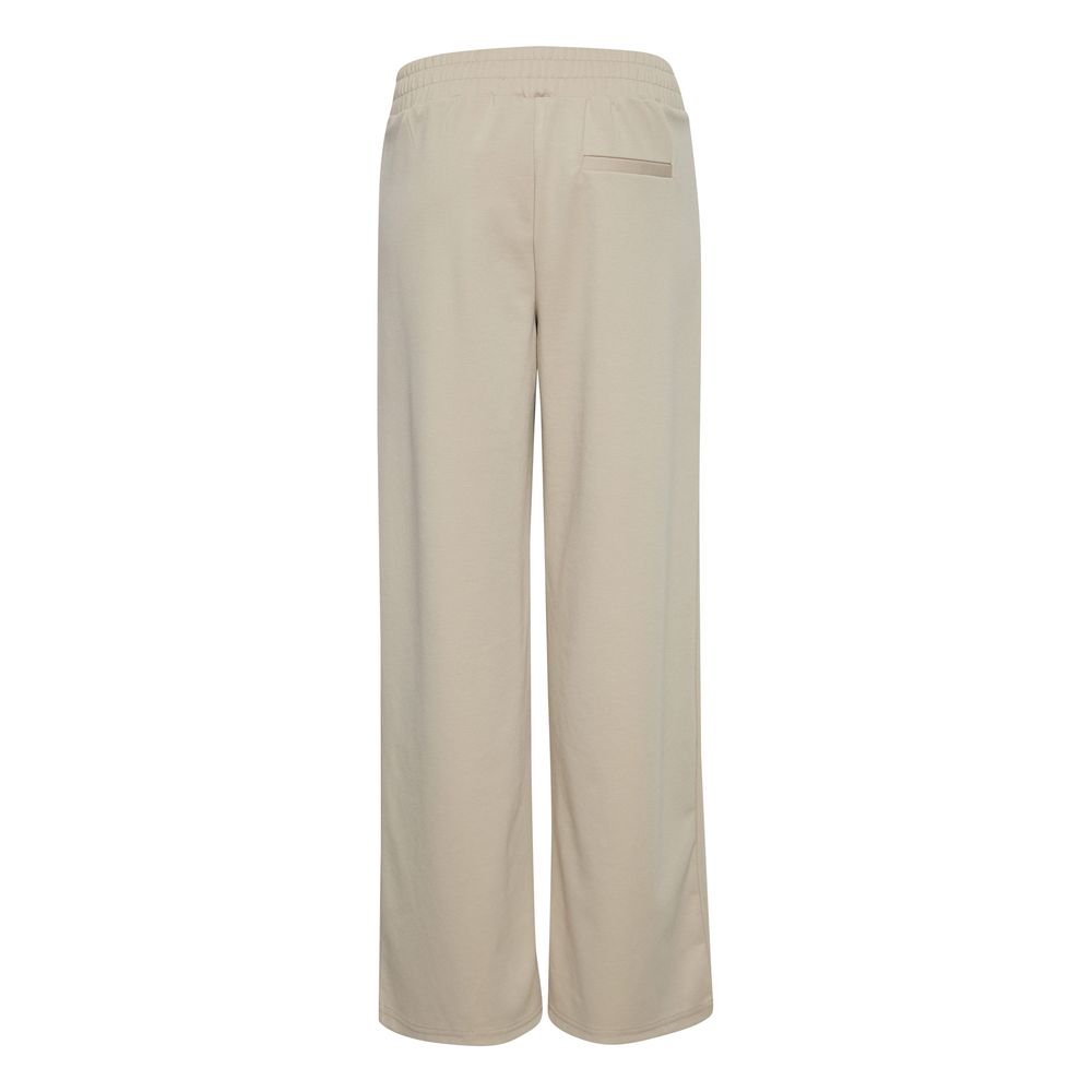 Pantalon ICHI beige en polyuréthane recyclé