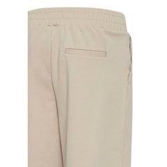 Pantalon ICHI beige en polyuréthane recyclé