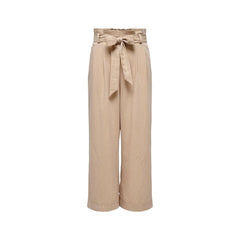 Nur beige Viskosehose