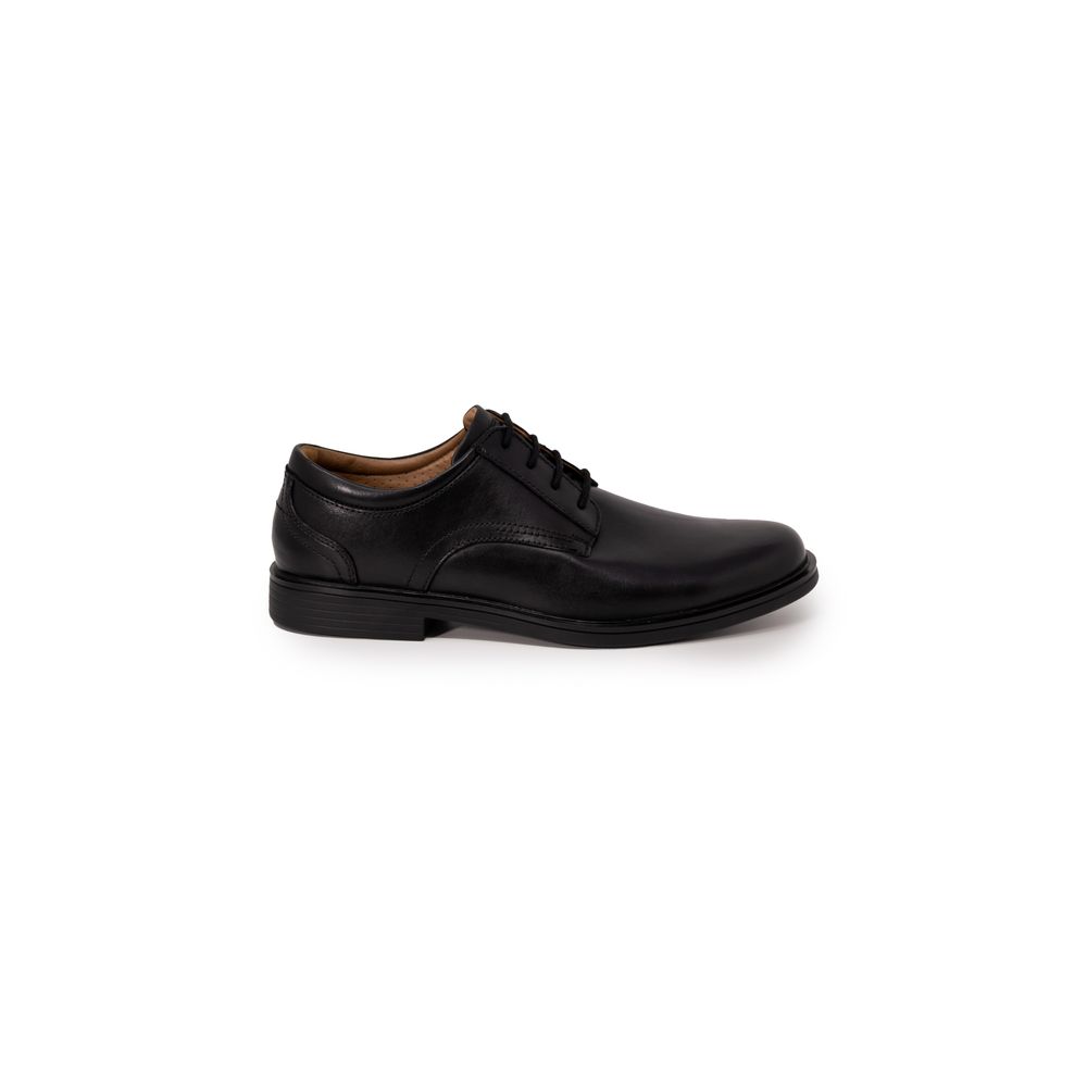 Clarks Scarpe Oxford in Pelle Nera Modello Derby