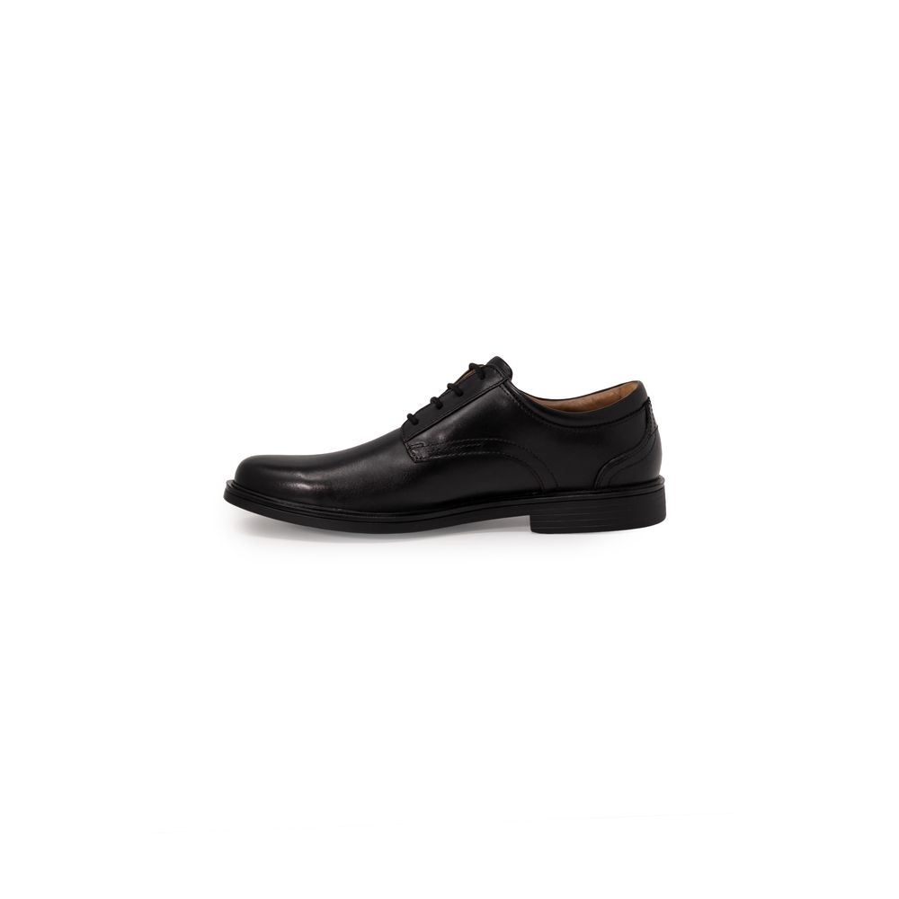 Clarks Scarpe Oxford in Pelle Nera Modello Derby