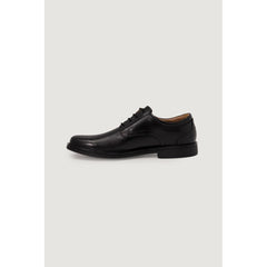Clarks Scarpe Oxford in Pelle Nera Modello Derby