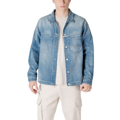Replay Light Blue Cotton Shirt