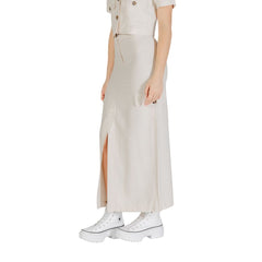 Jacqueline De Yong Bicolor Viscose Skirt