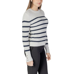 Morgan De Toi Weißer Baumwollpullover
