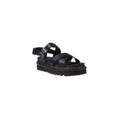 Sandales en cuir noir Dr. Martens