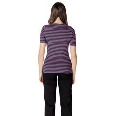 T-shirt en coton bicolore ICHI