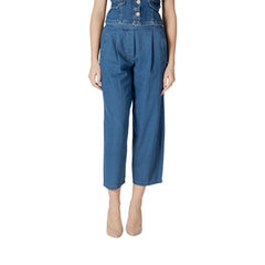 ICHI Blue Cotton Jeans Denim
