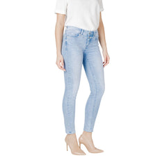 Jean slim en coton bleu clair Street One