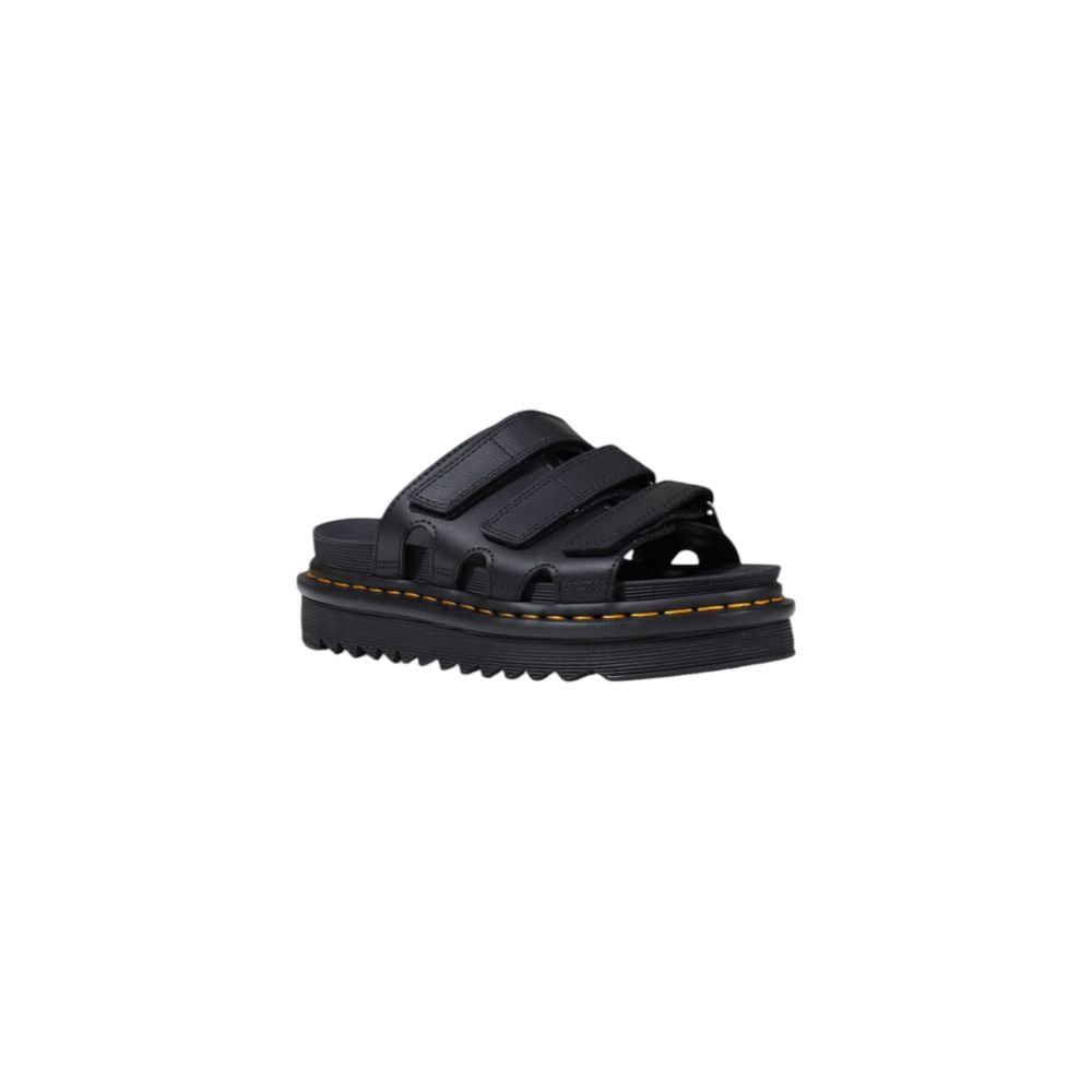 Dr. Martens Scarpe Platform in Pelle Nera