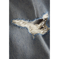 Jack Jones Blue Cotton Relaxed Fit Jean