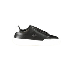 Baskets Calvin Klein en cuir noir pour homme
