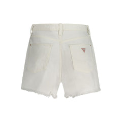 Guess Jeans White Cotton Short