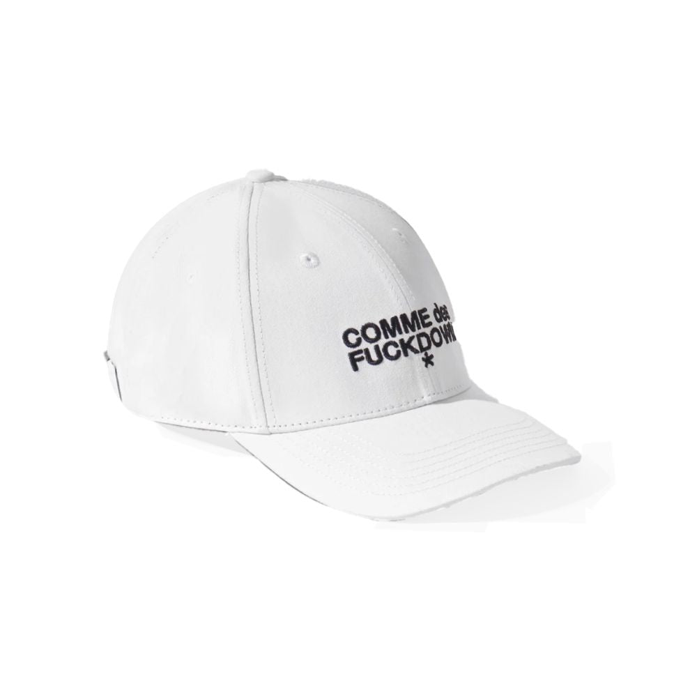 Comme des Fuckdown Chapeau de coton blanc